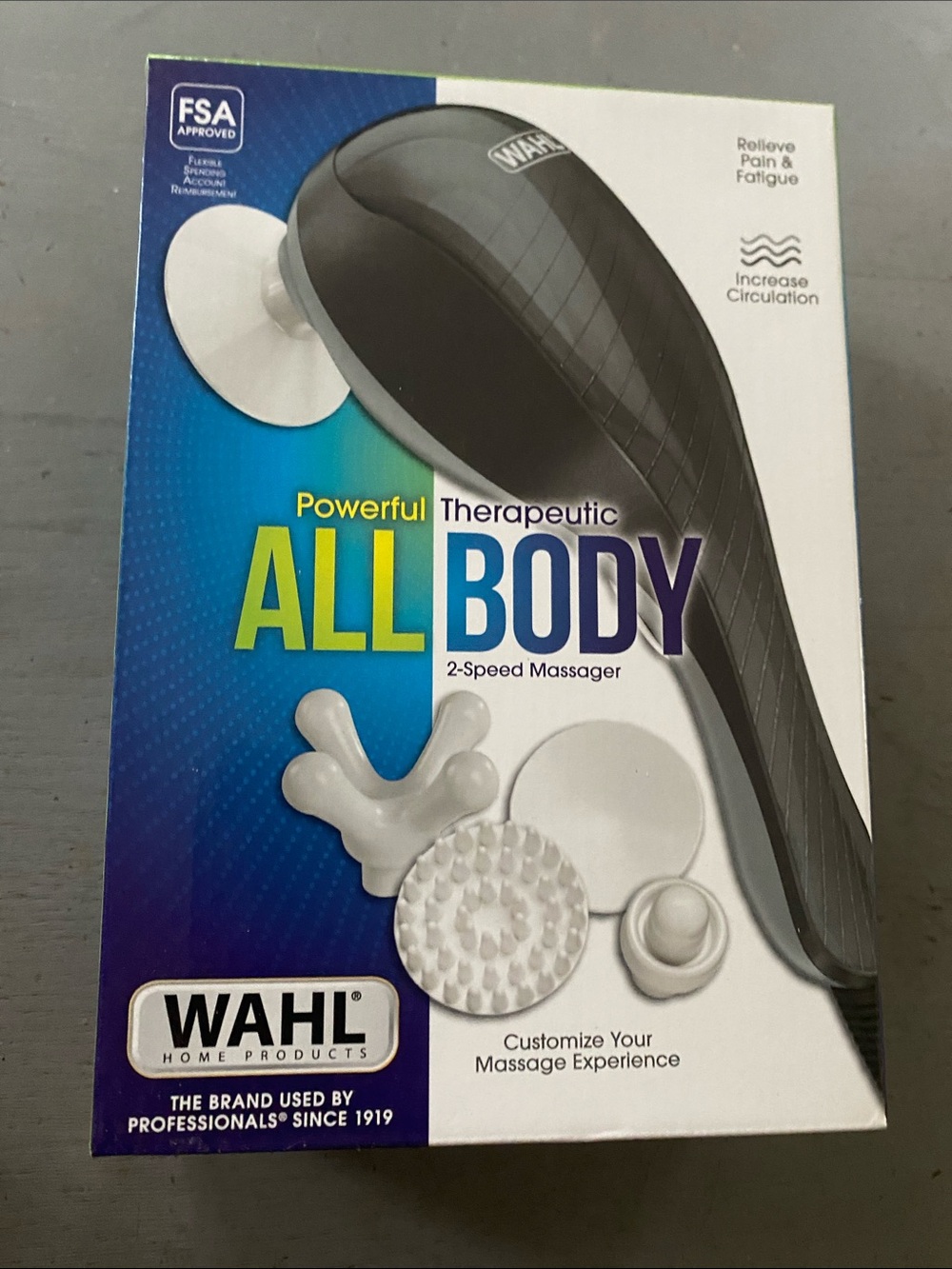 NEW WAHL All Body 2-Speed Therapeutic Massager